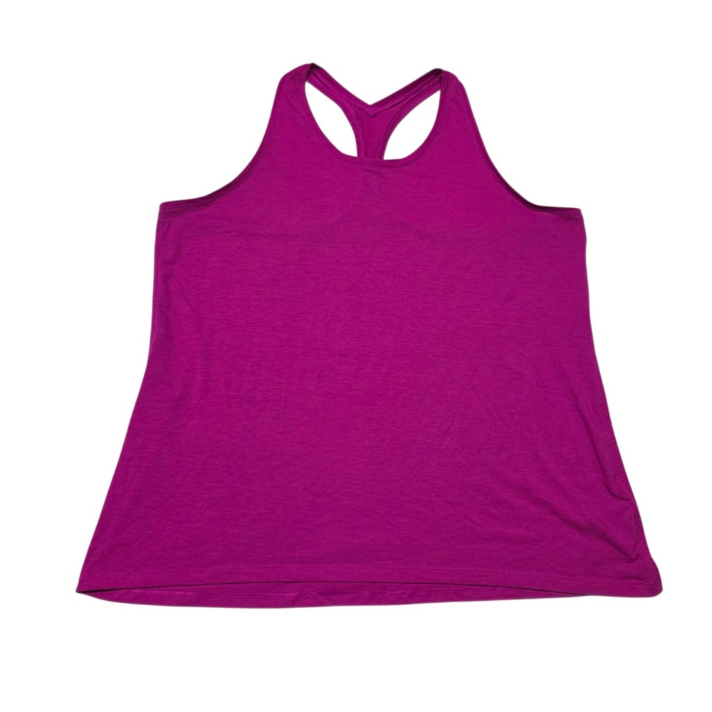 Athleta Tank Top Womens XL Pink Racerback Ultimate Workout Activewear